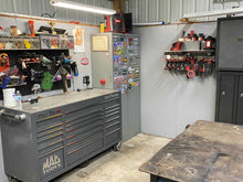 Load image into Gallery viewer, DES Cordless Tool Storage Combo Rack - Organize Tools, Batteries, Chargers!