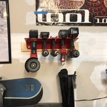 Load image into Gallery viewer, DES Cordless Tool Storage Rack, Garage Organization for Drills, Drivers, Saws