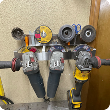 Load image into Gallery viewer, DES 4.5" Angle Grinder Tool Rack and Storage - Updated Design!