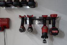 Load image into Gallery viewer, DES Cordless Tool Storage Rack, Garage Organization for Drills, Drivers, Saws