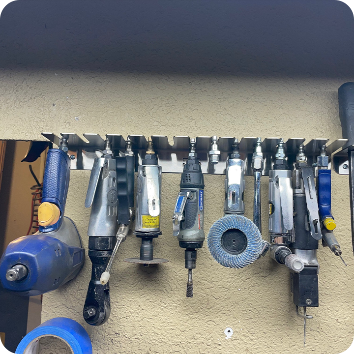 DES Air and Pneumatic Tool Rack and Storage