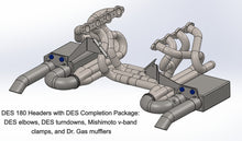 Load image into Gallery viewer, DES 180 Degree Headers for LS based engines - Porsche 996 and 997 and Universal
