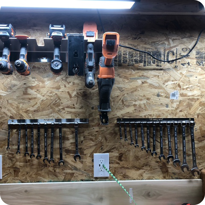 DES Wrench Racks for Metric and Standard Wrenches and Tools
